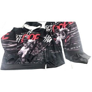 Kevin Gates Rapper Hoodie Pants Set Got That Dope All Over Print XL Black Red